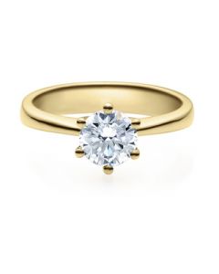 Verlobungsring 18001 gelbgold 0,70 ct