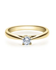 Verlobungsring  18002 gelbgold 0,25 ct