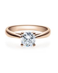 Verlobungsring  18002 rotgold 1 ct