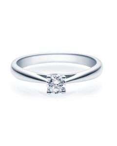 Verlobungsring  18002 weißgold 0,25 ct