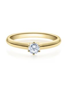 Verlobungsring  18003 gelbgold 0,25 ct