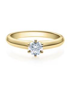 Verlobungsring  18003 rotgold 0,50 ct