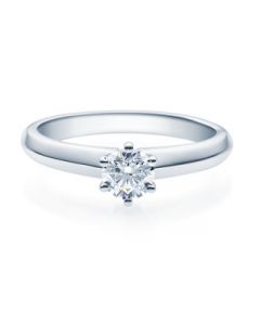 Verlobungsring  18003 weißgold 0,40 ct
