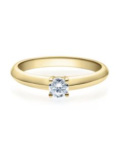 Verlobungsring  18004 gelbgold 0,25 ct