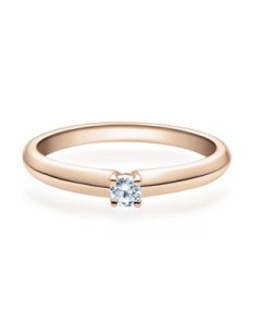 Verlobungsring  18004 rotgold 0,10 ct