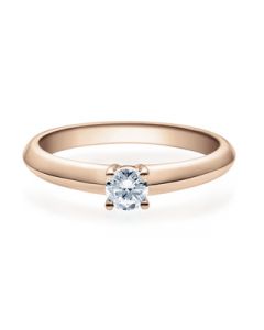 Verlobungsring  18004 rotgold 0,25 ct