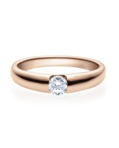 Verlobungsring  18005 rotgold 0,25 ct