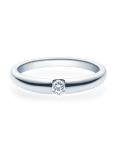 Verlobungsring  18005 weißgold 0,10 ct