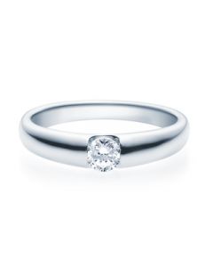Verlobungsring  18005 weißgold 0,25 ct