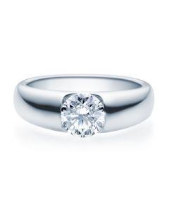 Verlobungsring  18005 weißgold 1 ct
