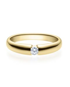 Verlobungsring  18006 gelbgold 0,10 ct