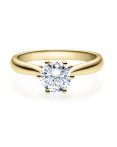 Verlobungsring  18007 gelbgold 1 ct