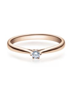Verlobungsring  18007 rotgold 0,10 ct