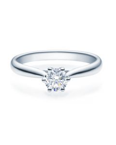 Verlobungsring  18007 weißgold 0,40 ct