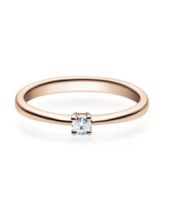 Verlobungsring  18008 rotgold 0,10 ct