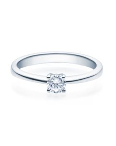 Verlobungsring  18008 weißgold 0,25 ct