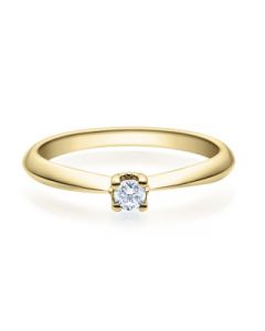 Verlobungsring  18009 gelbgold 0,10 ct