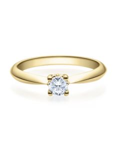 Verlobungsring  18009 gelbgold 0,25 ct