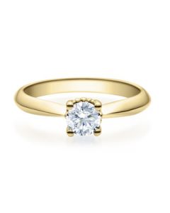 Verlobungsring  18009 gelbgold 0,40 ct