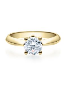 Verlobungsring  18009 gelbgold 0,70 ct