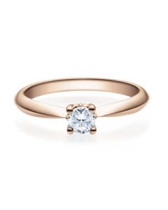 Verlobungsring  18009 rotgold 0,25 ct