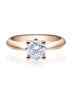 Verlobungsring  18009 rotgold 1 ct