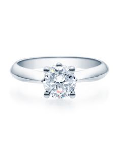 Verlobungsring  18009 weißgold 1 ct