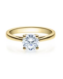 Verlobungsring  18010 gelbgold 1 ct
