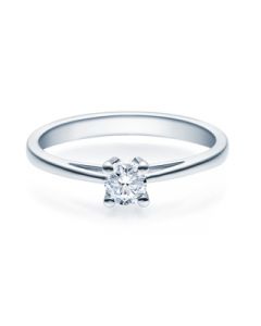 Verlobungsring  18010 weißgold 0,25 ct