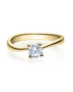 Verlobungsring  18011 gelbgold 0,40 ct