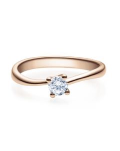 Verlobungsring  18011 rotgold 0,25 ct