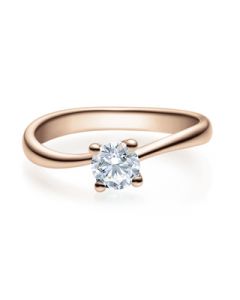 Verlobungsring  18011 rotgold 0,50 ct