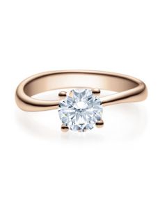 Verlobungsring  18011 rotgold 1 ct