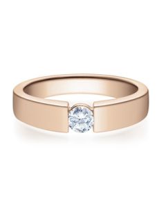 Verlobungsring  18012 rotgold 0,25 ct