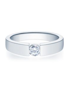 Verlobungsring  18012 weißgold 0,25 ct