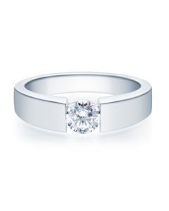 Verlobungsring  18012 weißgold 0,40 ct