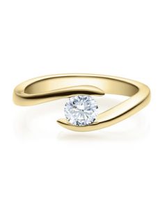 Verlobungsring  18015 gelbgold 0,50 ct