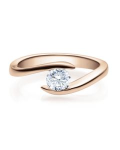 Verlobungsring  18015 rotgold 0,50 ct