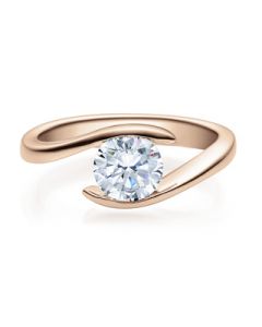 Verlobungsring  18015 rotgold 0,70 ct