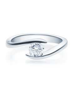 Verlobungsring  18015 weißgold 0,50 ct