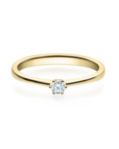 Verlobungsring  18016 gelbgold 0,10 ct