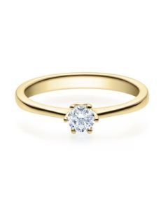 Verlobungsring  18016 gelbgold 0,25 ct