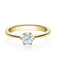 Verlobungsring  18016 gelbgold 0,50 ct