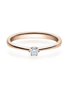 Verlobungsring  18016 rotgold 0,10 ct