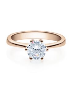 Verlobungsring  18016 rotgold 0,70 ct