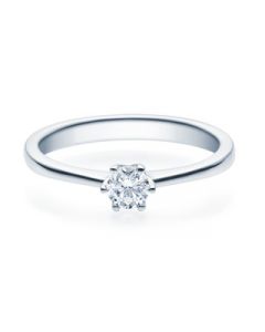 Verlobungsring  18016 weißgold 0,25 ct