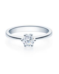 Verlobungsring  18016 weißgold 0,40 ct