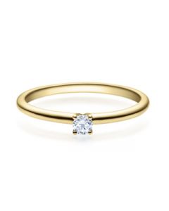 Verlobungsring  18018 gelbgold 0,10 ct