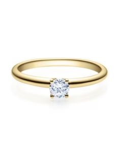 Verlobungsring  18018 gelbgold 0,25 ct