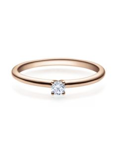 Verlobungsring  18018 rotgold 0,10 ct
